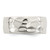 Sterling Silver Hammered Polished Ring - View 4