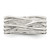 Sterling Silver Polished 5 Band Intersecting Ring, 6 mm - View 5