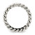 Sterling Silver Antiqued Twisted 3 mm Women'S Ring - View 2