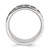 Sterling Silver Polished & Oxidized Hammered Ring - View 2
