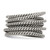 Sterling Silver Antiqued Textured One Piece Spring Ring - View 3