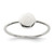 Sterling Silver Polished Circle Ring, 1.5 mm