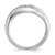 Sterling Silver Polished Cubic Zirconia Dome Ring - View 2