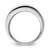 Sterling Silver Rhodium-Plated Textured and Polished Ring, 4 mm - View 2