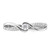 Sterling Silver Rhodium-Plated & Cubic Zirconia Ring - QR6155 - View 5