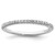 Sterling Silver Rhodium-Plated Polished Cubic Zirconia Ring - QR6185
