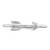 Sterling Silver Rhodium-Plated Polished Arrow Ring, 1.5 mm - View 5