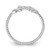 Sterling Silver Rhodium-Plated Polished Anchor Ring, 1.35 mm - View 2