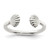 Sterling Silver Shell Ring, 1.5 mm
