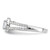 Sterling Silver Rhodium-Plated & Cubic Zirconia Ring - QR6239 - View 3