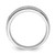 Sterling Silver Rhodium-Plated and Cubic Zirconia Ring, 4.3 mm - View 2