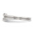 Sterling Silver Love Knot Ring, 2.5 mm, Flat - View 3
