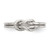 Sterling Silver Love Knot Ring, 2.5 mm, Flat - View 4