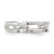 Sterling Silver Polished Fancy Link Ring, 5 mm, Flat - View 3