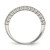 Sterling Silver Cubic Zirconia Ring, 1.5 mm, Flat - View 2