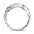 Sterling Silver Cubic Zirconia Ring, 2.4 mm - View 2