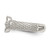 Sterling Silver Cubic Zirconia Textured Ring, 4.8 mm - View 3