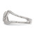 Sterling Silver Cubic Zirconia Ring, Polished, 10.4 mm Top Length - View 3