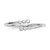 Sterling Silver Rhodium-Plated Cubic Zirconia Adjustable Ring, 1.22 mm - View 4