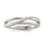 Sterling Silver Cubic Zirconia Ring, Polished - QR6723