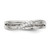Sterling Silver Cubic Zirconia Ring, Polished - QR6723 - View 4