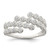 Sterling Silver Cubic Zirconia Ring, 1.33 mm