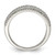 Sterling Silver Cubic Zirconia Ring, 2.38 mm - View 2