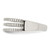 Sterling Silver Cubic Zirconia Ring, 2.38 mm - View 3