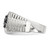 Sterling Silver Rhodium-Plated Men'S Black 0.49ct Diamond Polished/Satin Ring, 4.8 mm - View 3