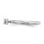 Sterling Silver Rhodium-Plated Polished 0.01ct Diamond Ring, 2.1 mm - View 3