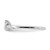 Sterling Silver Rhodium-Plated Polished Pink Enamel Crown Ring, 1.1 mm - View 4