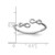 Sterling Silver Rhodium-Plated Infinity Ring, 1.17 mm - View 5
