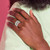 Sterling Silver Polished Fancy Ring, 14.5 mm Top Length, 22.4 mm Top Width, Textured, Round - View 6