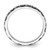 Sterling Silver Rhodium-Plated Antiqued Leaf Band Ring, 1.6 mm - View 2