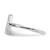 Sterling Silver Rhodium-Plated Cubic Zirconia Star & Moon Ring, 1.3 mm - View 3
