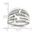 Sterling Silver Cubic Zirconia Fancy Band Ring - View 5