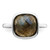 Sterling Silver Rhodium-Plated Brown Cubic Zirconia Ring, 1.93 mm - View 5