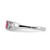 Sterling Silver Rhodium-Plated 0.03ct Diamond Pink Tourmaline Ring, 1.46 mm - View 4