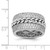 Sterling Silver Rhodium-Plated Cubic Zirconia Spinning Chain Center Ring, 12.34 mm - View 3