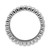 Sterling Silver Rhodium-Plated Cubic Zirconia Ring, 8.25 mm - View 2