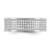 Sterling Silver Rhodium-Plated Pave Cubic Zirconia Eternity Band, 6.78 mm - View 3