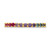 Prizma Sterling Silver Gold-Tone 14K Flash Gold and Silver-Tone Colorful Cubic Zirconia Eternity Band Ring, 2.06 mm - View 4