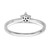 Sterling Silver Rhodium-Plated Cubic Zirconia Star Ring - View 5