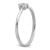 Sterling Silver Rhodium-Plated Cubic Zirconia Star Ring - View 6