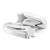 Sterling Silver Rhodium-Plated Polished Shooting Stars Ring - View 5
