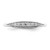 Sterling Silver Rhodium-Plated Polished Cubic Zirconia Ring, 3.22 mm Top Length, 14.15 mm Top Width - View 5