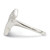 Sterling Silver Polished Cubic Zirconia Fancy Bypass Ring, 1.67 mm - View 4