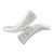 Sterling Silver Polished Cubic Zirconia Fancy Bypass Ring, 1.67 mm - View 5