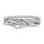 Sterling Silver Rhodium-Plated Cubic Zirconia Twist Ring - View 5