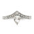 Sterling Silver Cubic Zirconia & Chinese Crystal Teardrop Ring, 2 mm - View 5